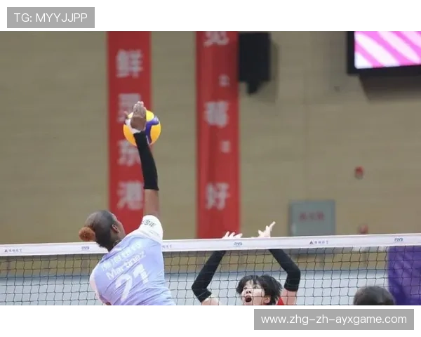 天津女排王倩连续扣杀，助队赢下关键局